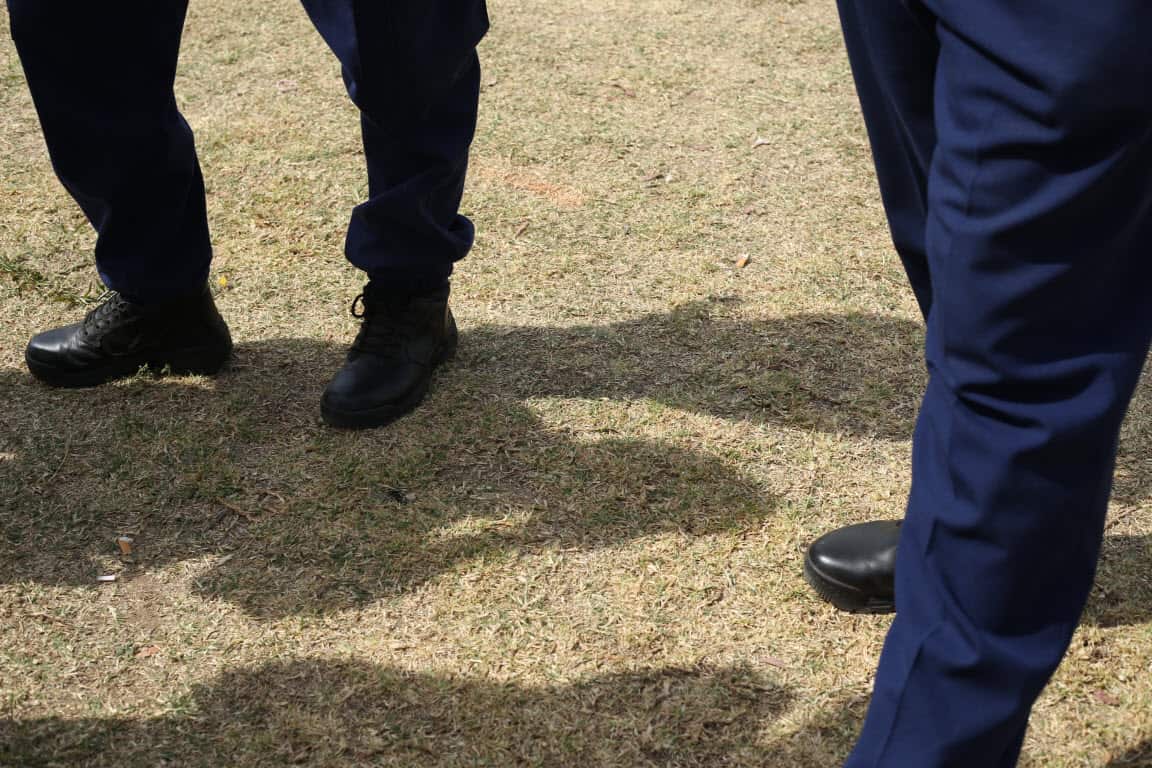 Cops on the beat (photo by Barbara McGrady)