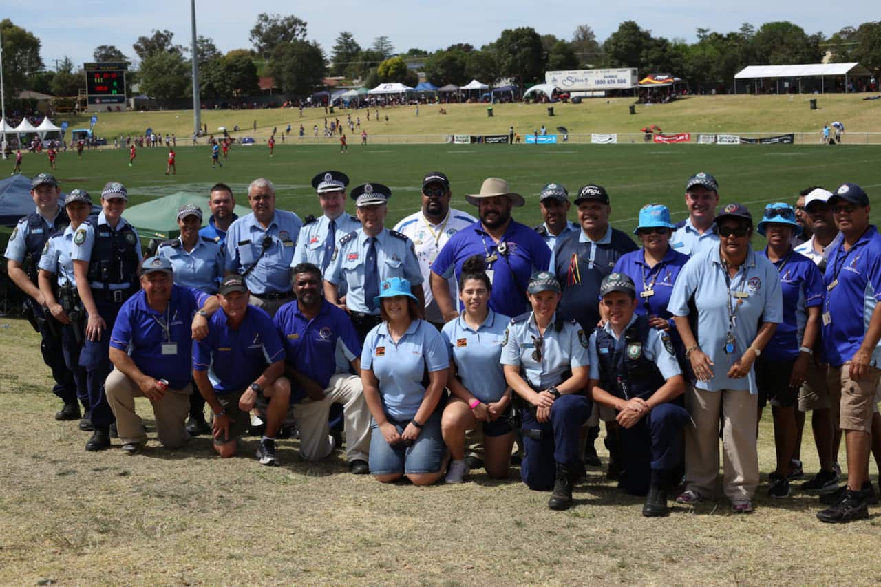 Happy cops on the beat (photo by Barbara McGrady)