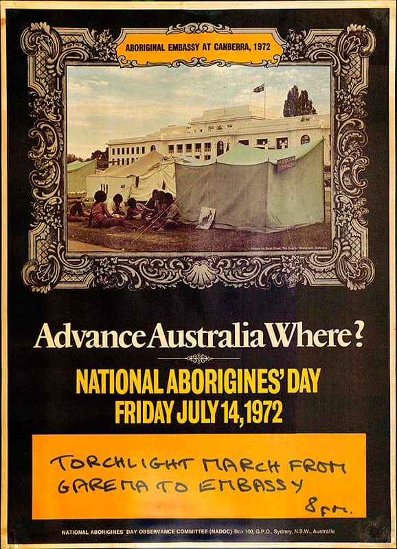 1972 NAIDOC Theme 'Advance Australia Where?'