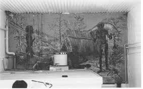 Mural in the former Pentridge Prison by artist Ronald Bull