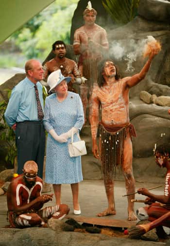Queen Elizabeth Prince Philip Tjapukai Aboriginal Cultural Park