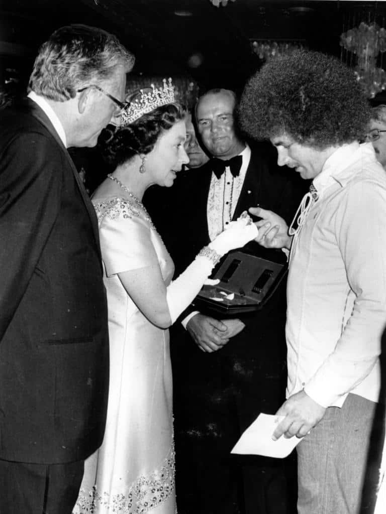 michael mansell meets the queen