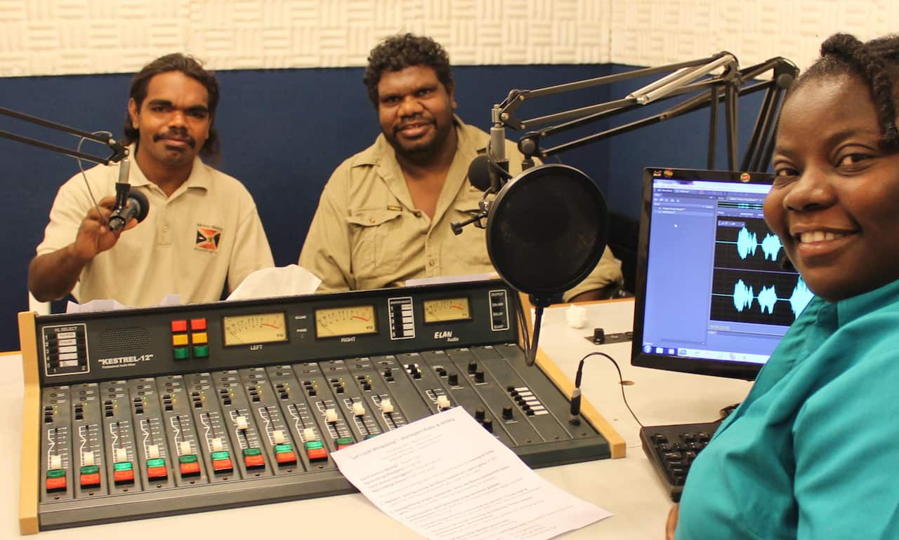 Kununurra's community radio station runs weekly language programs. 