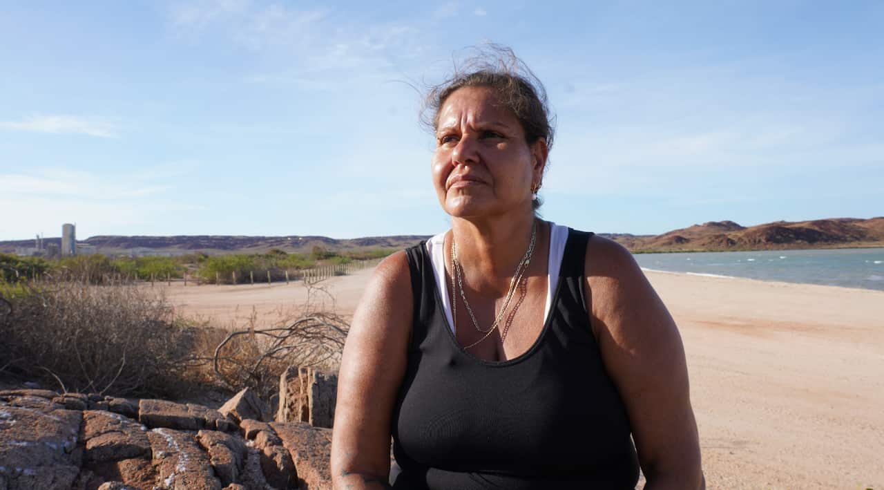 Mardudhunera woman Raelene Cooper at Murujuga
