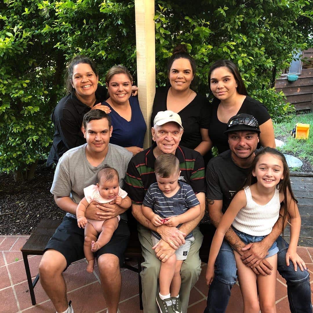 Nathan Reynolds with his family