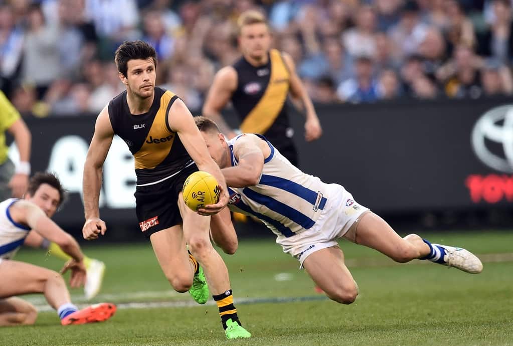 Richmond Tigers captain Trent Cochin