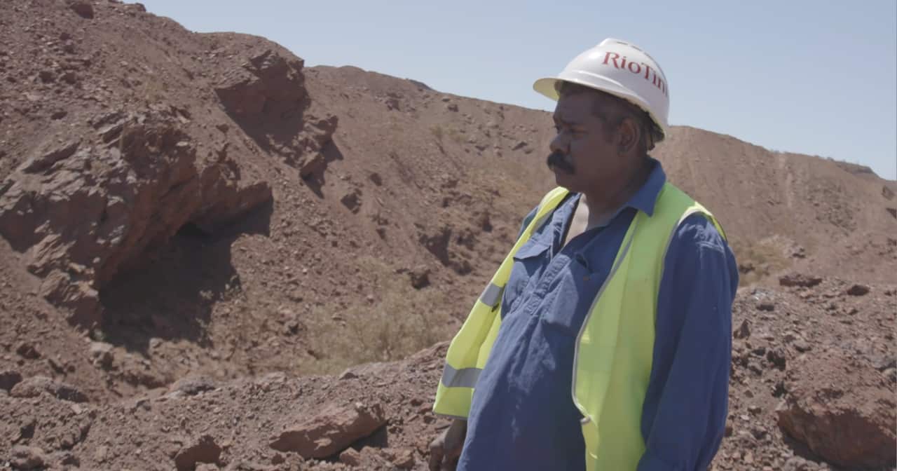 Harold Ashburton at Juukan Gorge.