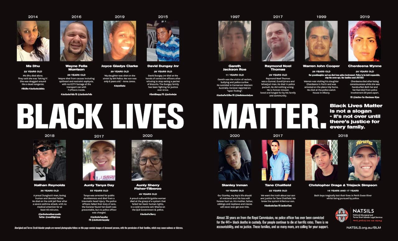 A Rolling Stones spread featuring 15 people who have died in custody