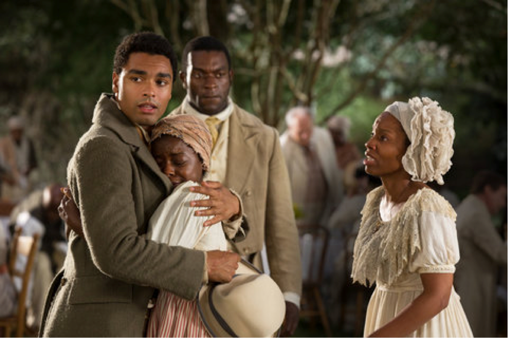 A scene from remake of miniseries Roots.