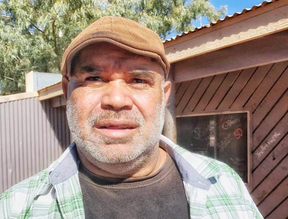Sammy Wilson, Mutitjulu Resident. 