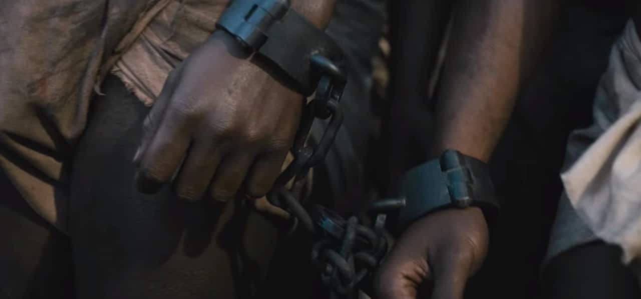 'Roots' tells the story of slavery of African people in the US.