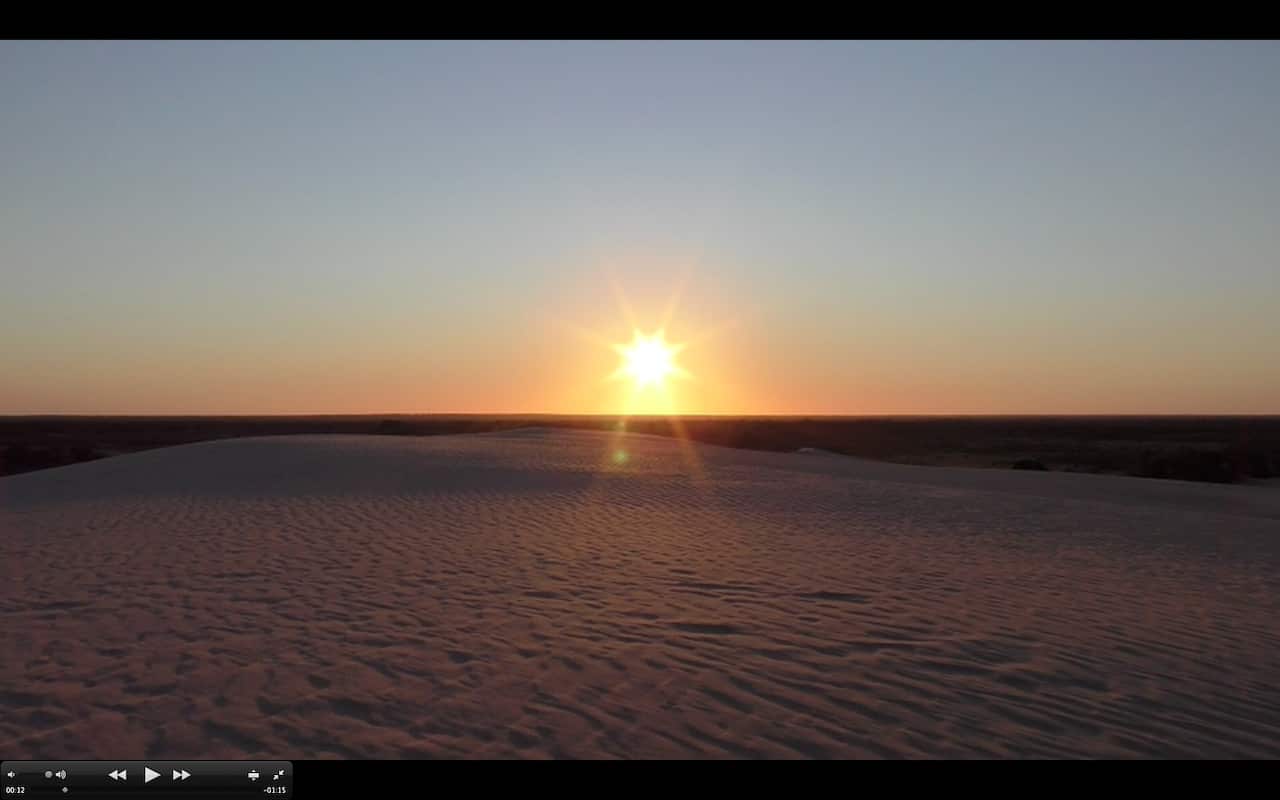 A still from the film Sunlight Energy II by Ishmael Marika 