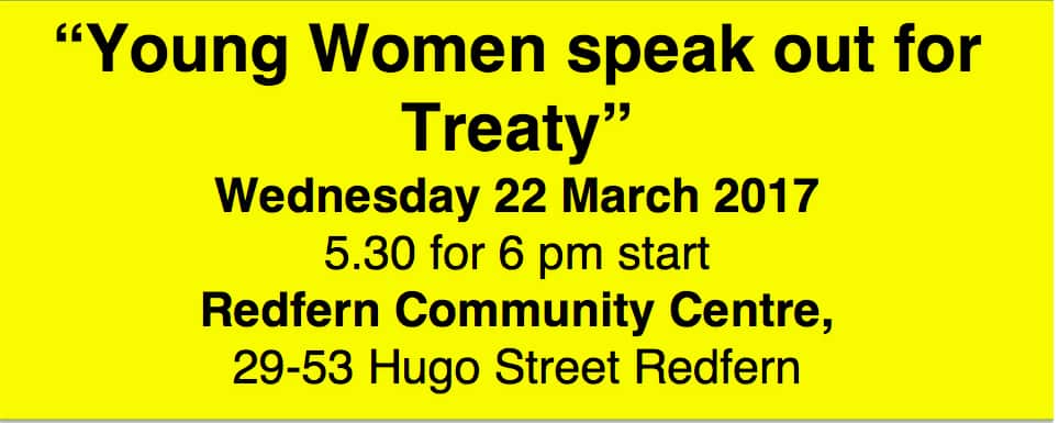 Young Women speak out for Treaty