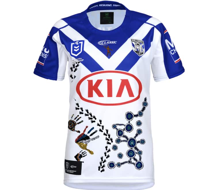 'The Bulldogs jersey comprises of meeting places and tracks leading to each other