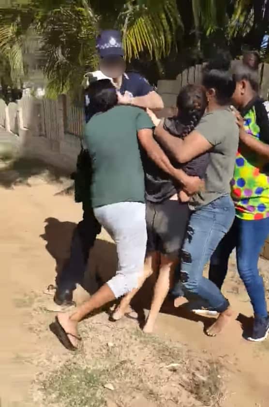 Police altercation with Indigenous family