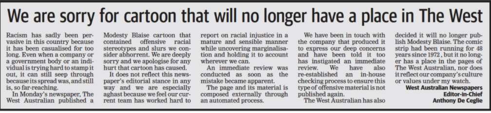 the west comic strip