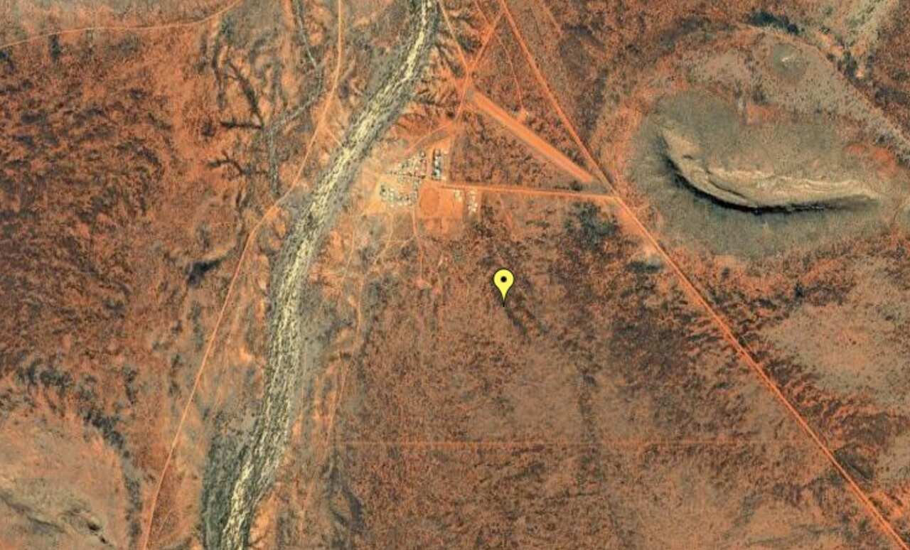 An aerial view of Laramba