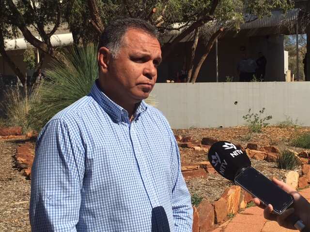 Dubbo delegate Sean Gordon at the Uluru convention.