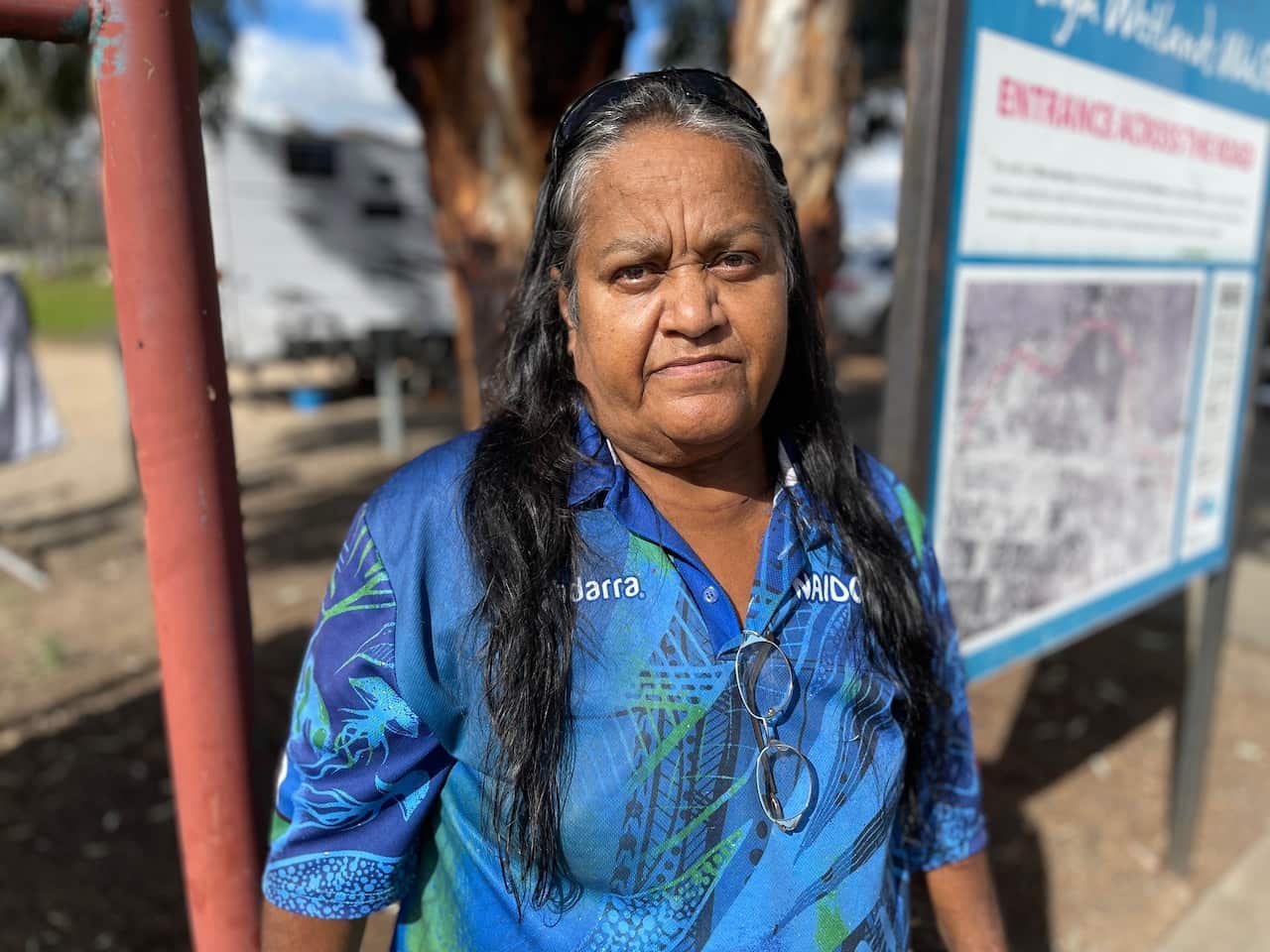 Sheryl Nicholls is opposed to the Santos development