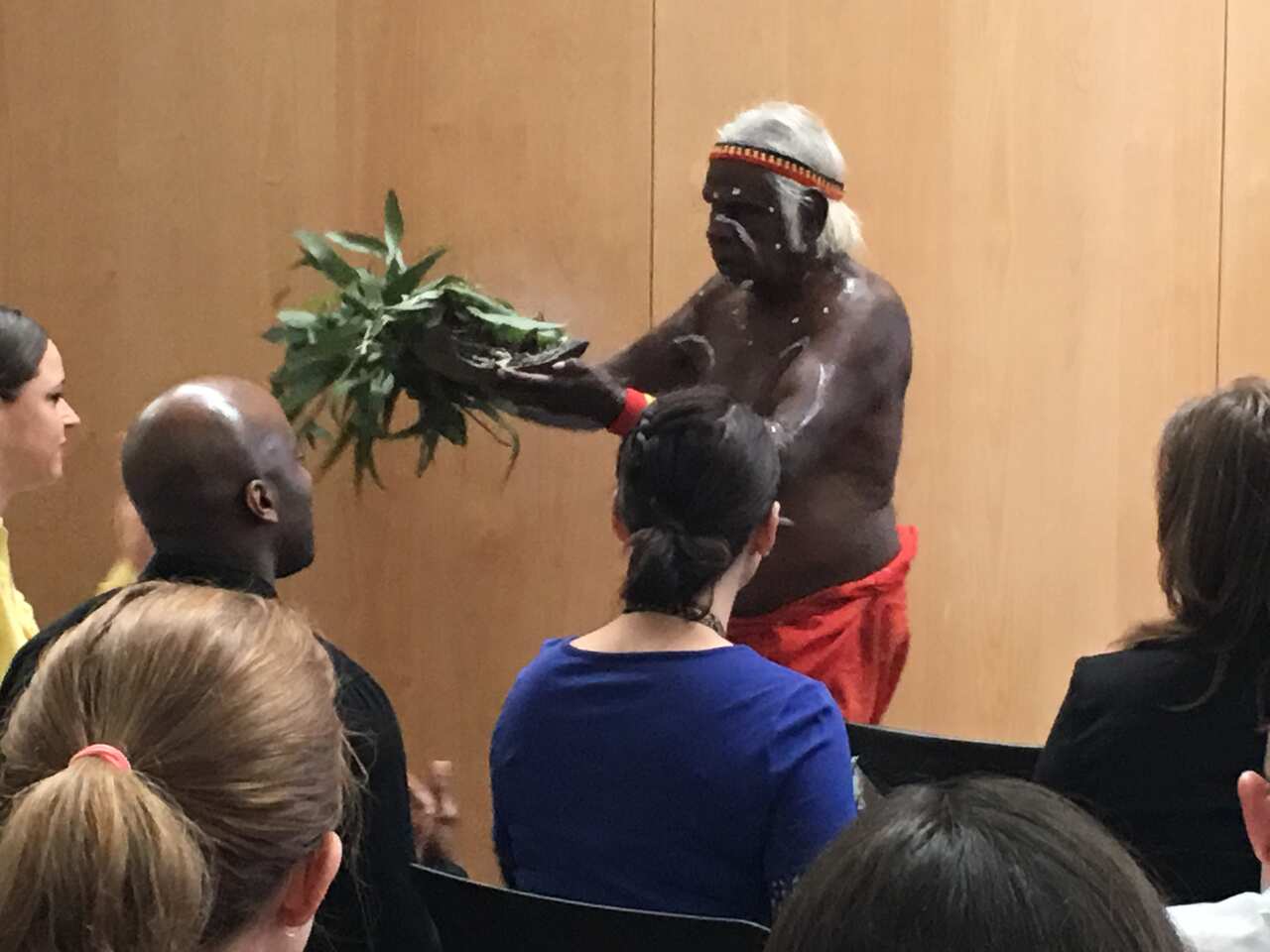 The WITBN Conference opening kicked off with a smoking ceremony.