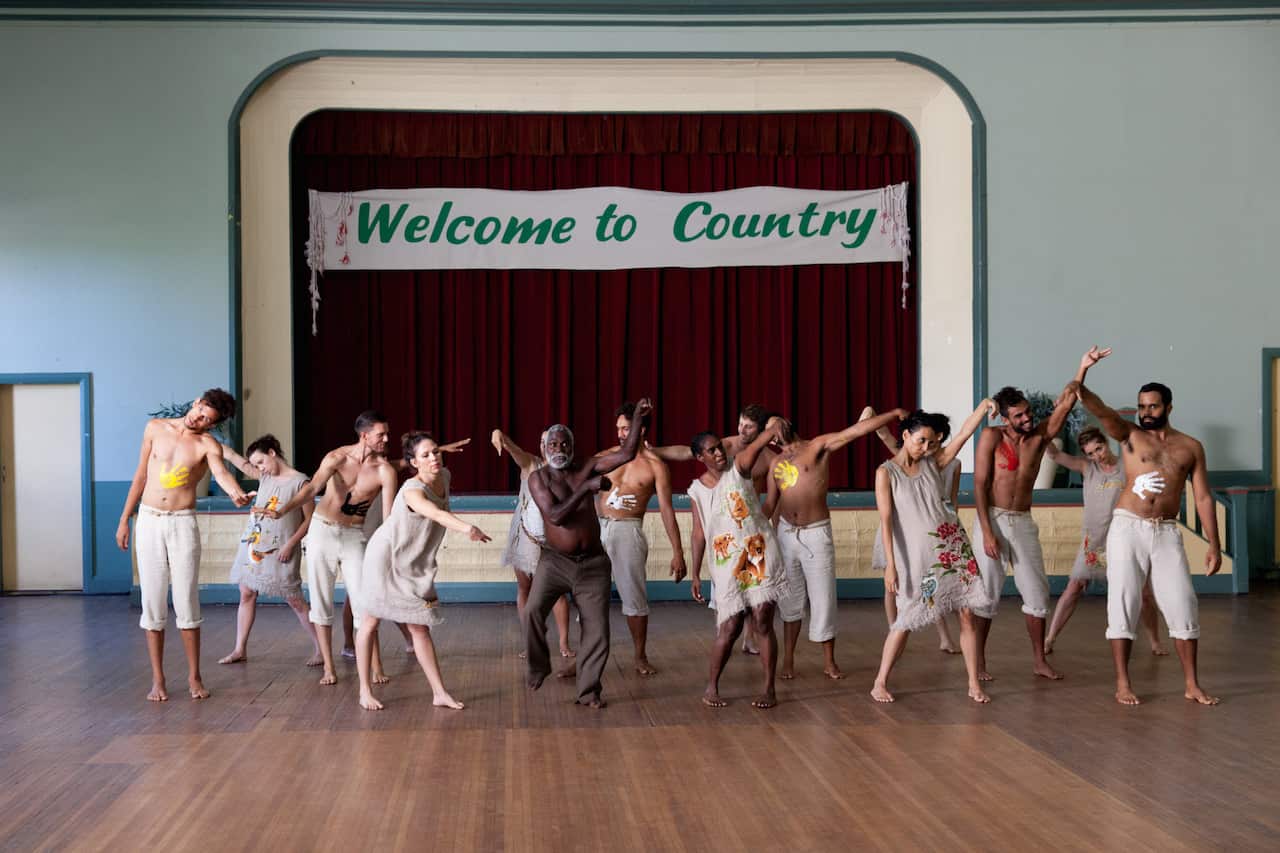 Still shot from the new movie, Spear, from Stephen Page.