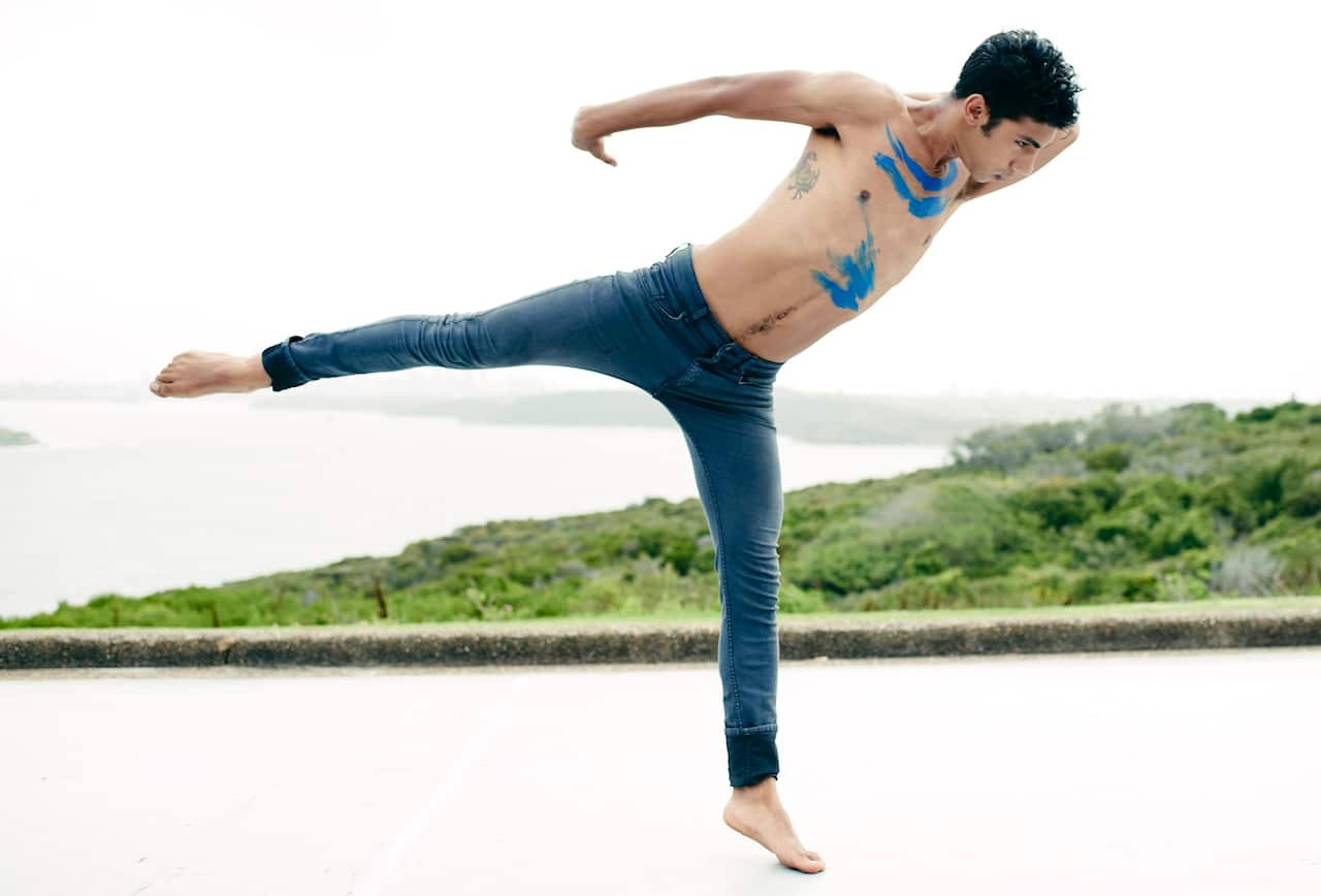 Still shot from the movie, 'Spear', by Edward Mulvihill