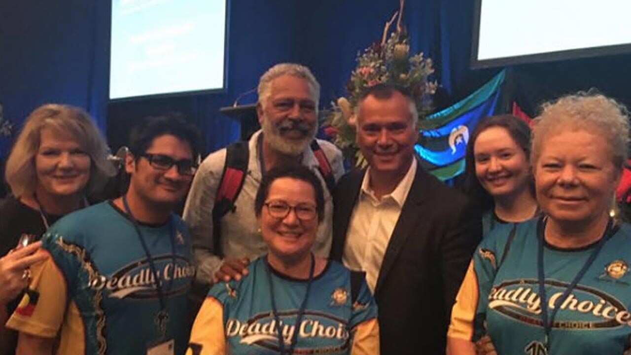 Stan Grant and Ernie Dingo