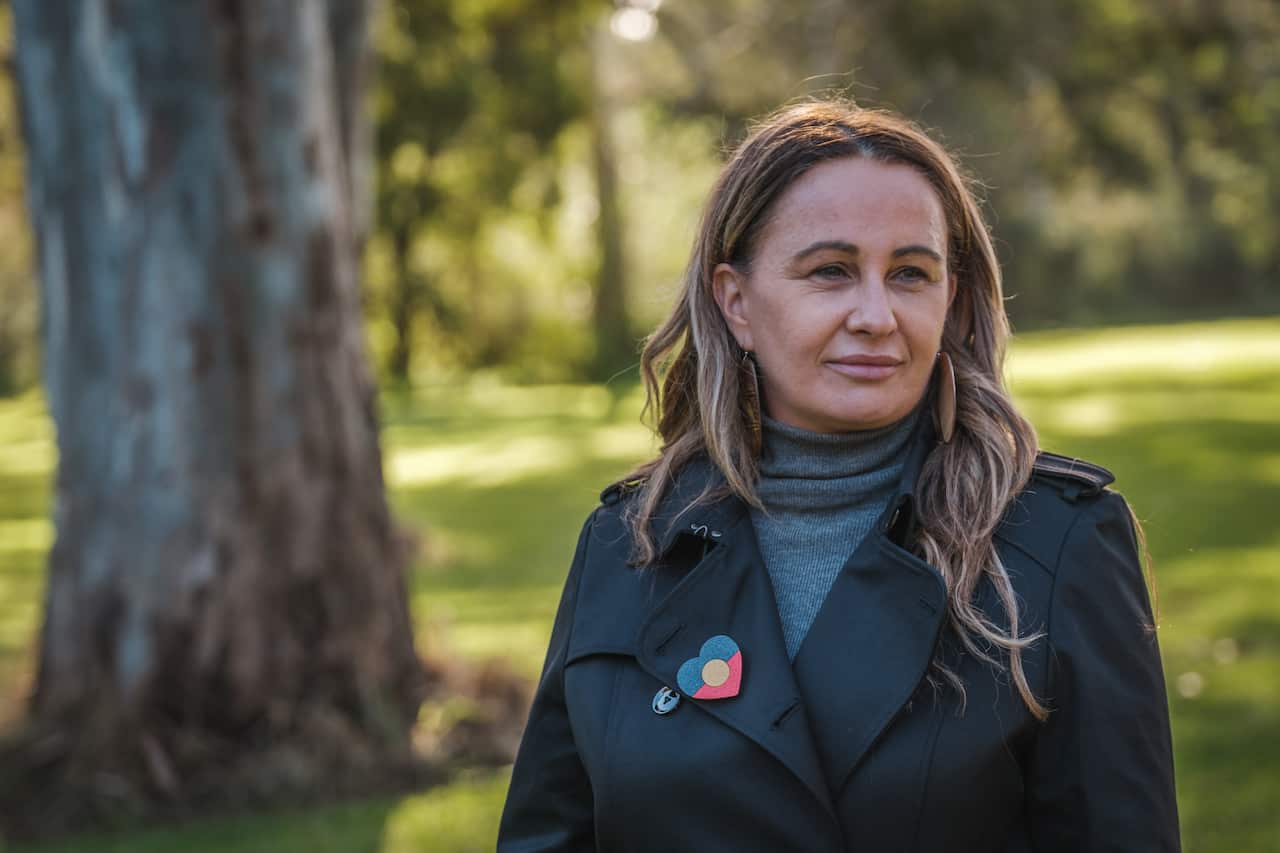 Yoo-rrook Justice Commissioner Sue Anne Hunter, a proud Wurundjeri and Ngurai illum Wurrung woman.