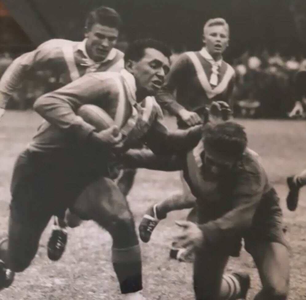 Lloyd McDermott playing Rugby Union