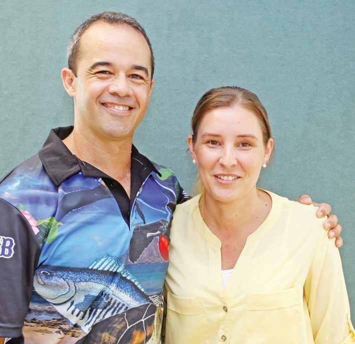 Dr Beimop Justin Tapim and Dr Emma Madams