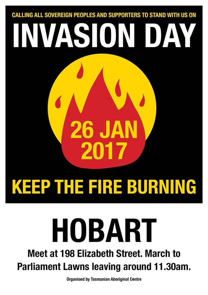 Tasmania Invasion Day March