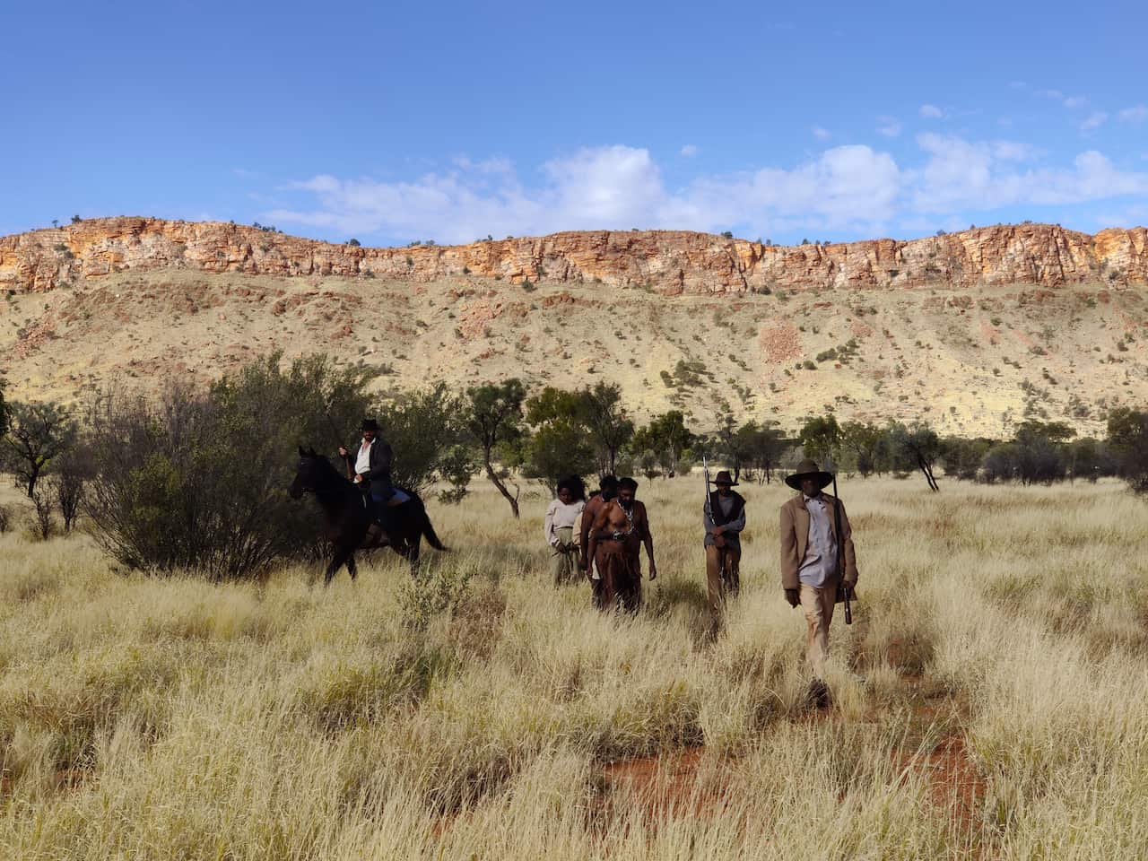 A re-enactment from The Australian Wars documentary series