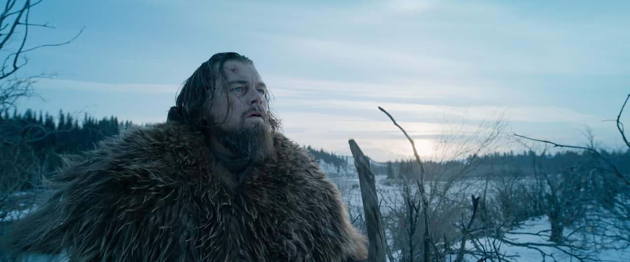 Leonardo Di Caprio in The Revenant