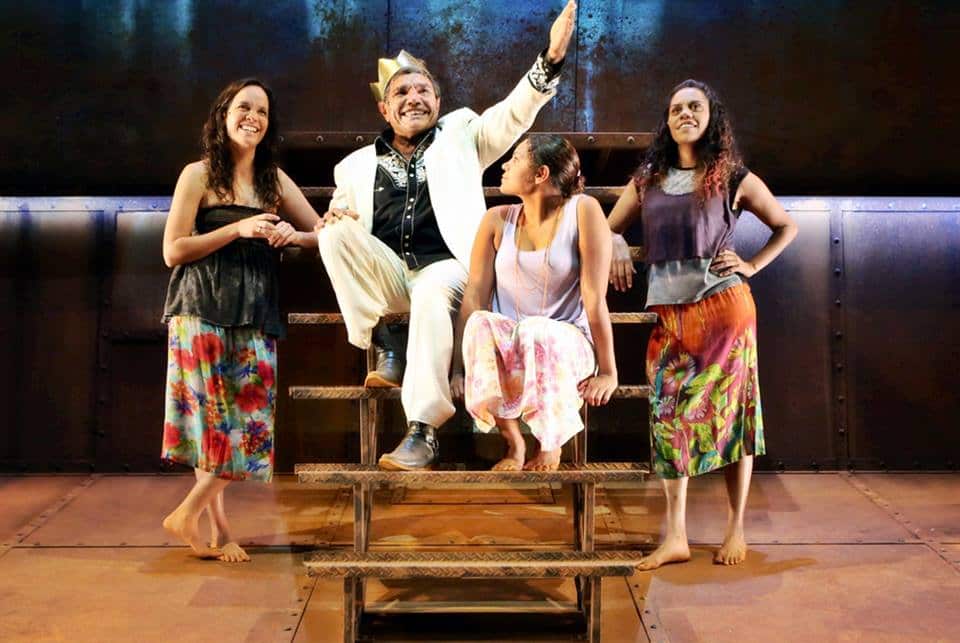 The cast of Shadow King at Malthouse Theatre