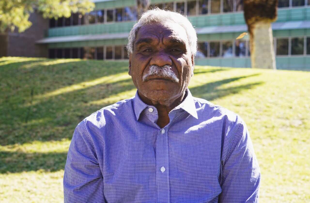 Yuendumu elder Ned Jampijinpa Hargraves