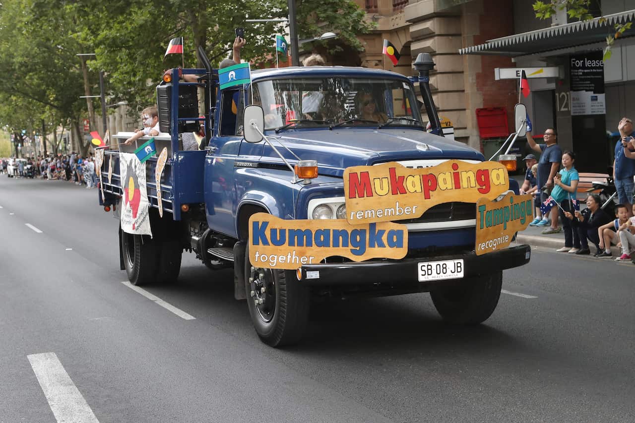 The Australia Day Parade, Adelaide 2019.