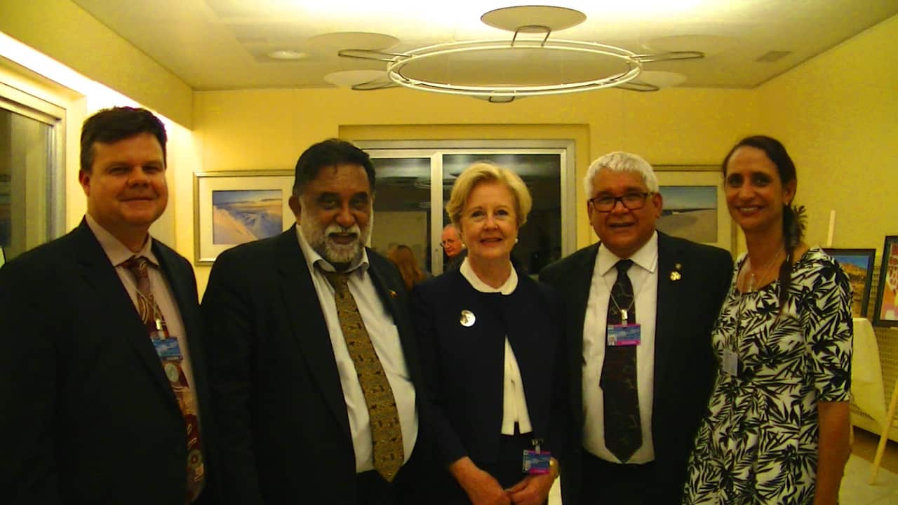 Photo from Amnesty International's diplomatic side event in Geneva, focusing on Indigenous incarceration.