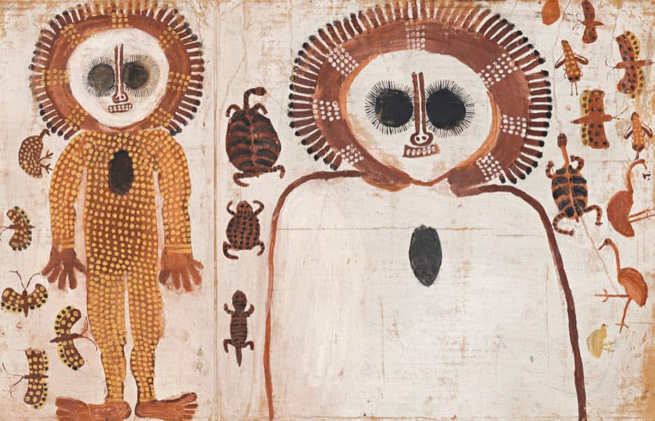 Untitled, Wanjinas by Charlie Numbulmoore