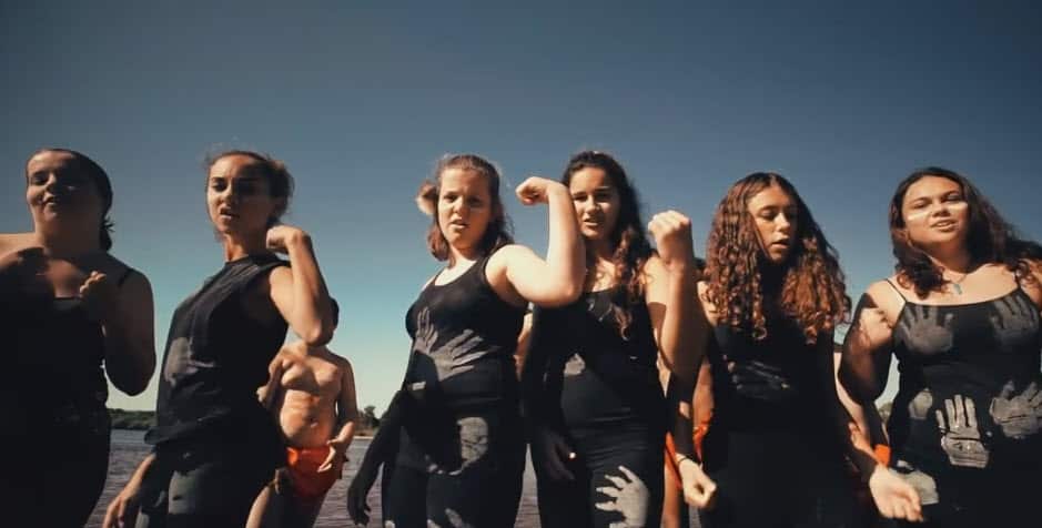 'Standing as One' video still frame.