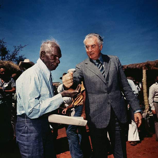 Vincent Lingiari & Gough Whitlam