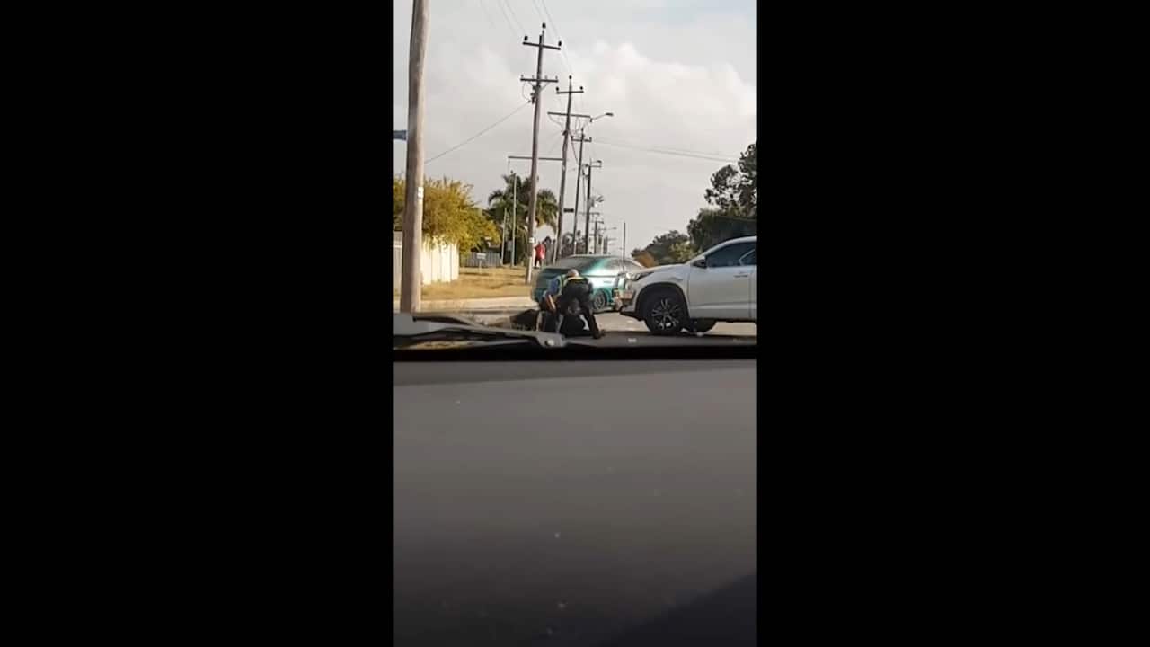 Indigenous man hit by officer