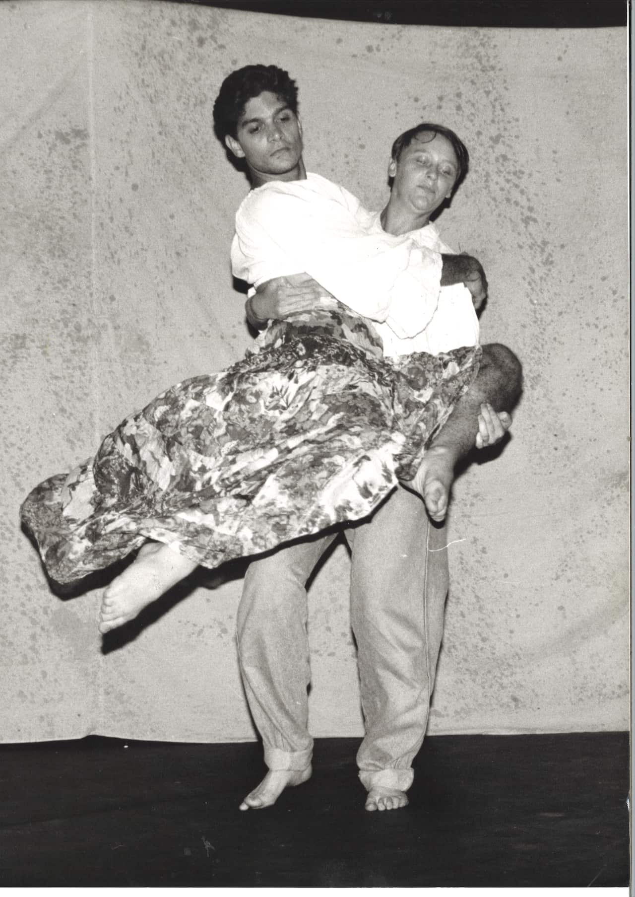 Wesley Enoch performing.