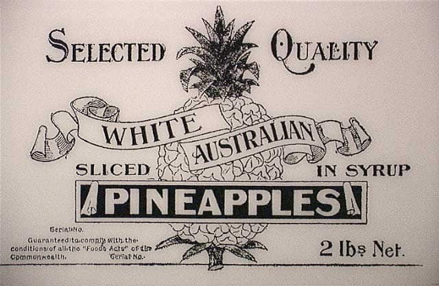 White Australian Sliced Pineapples