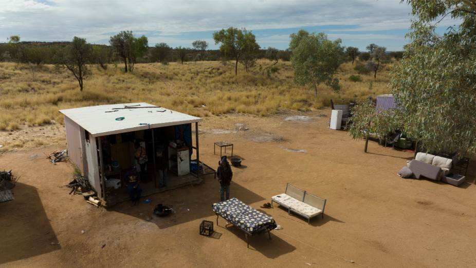 A small house in the outback town of irrkerlantye