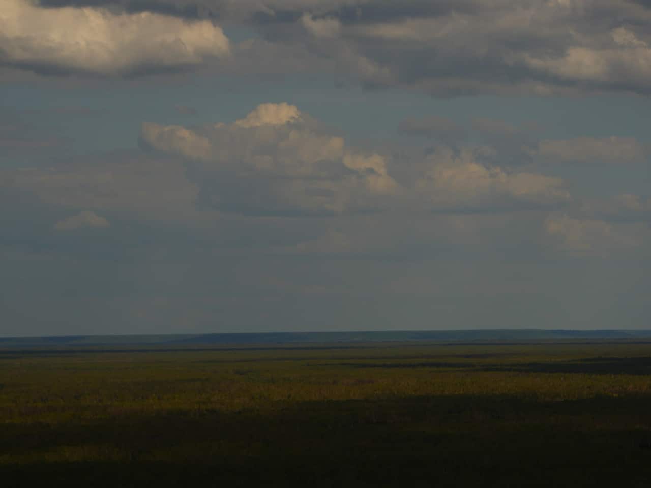 Clouds coming in over Malyarnyk near Ramingining
