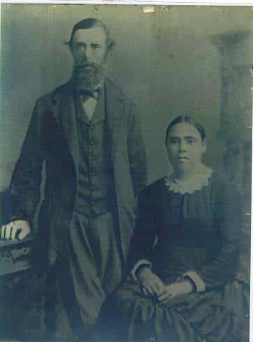 William and Lucy Leane circa. 1870 