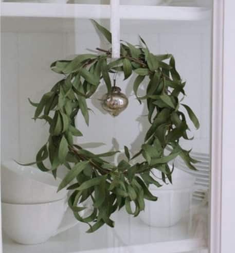 Gum leaf Christmas Wreath