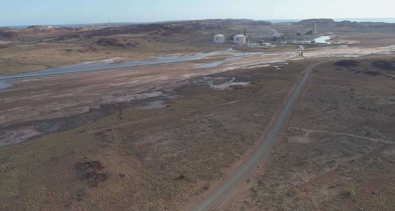 Burrup development next to Murujuga