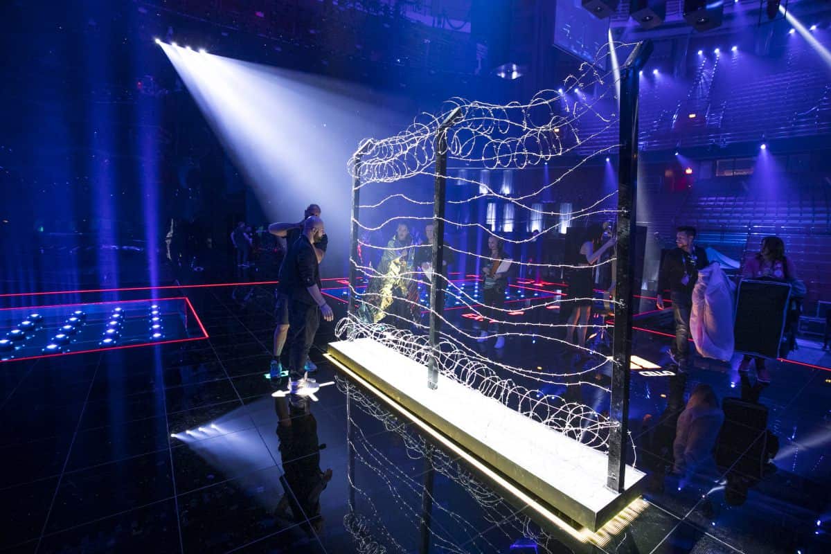 backstage rehearsals at eurovision