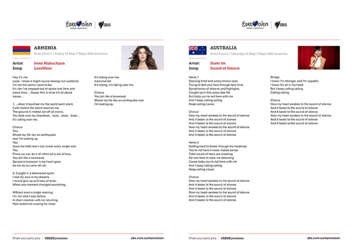 Eurovision songbook